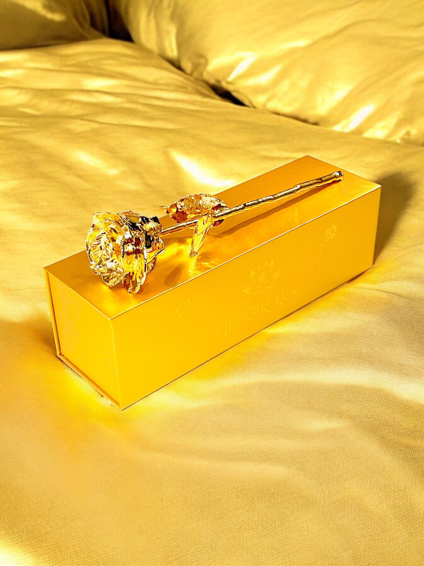 24K Gold Plated Real Rose (Long stem)